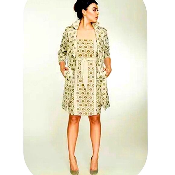 NWT Isabel Toledo for Lane Bryant Linen Blend Sleeveless Cocktail Dress Sz 18 - Picture 2 of 8